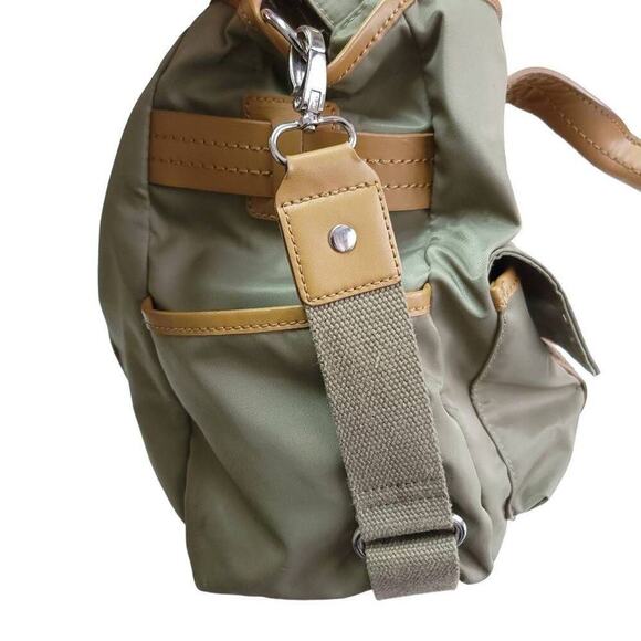 Perry Mackin Zoey Diaper Bag Olive New No Accessories Shoulder Strap Baby - Picture 8 of 13